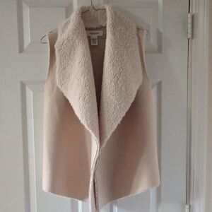 Workshop Republic Clothing Beige Fleece Vest